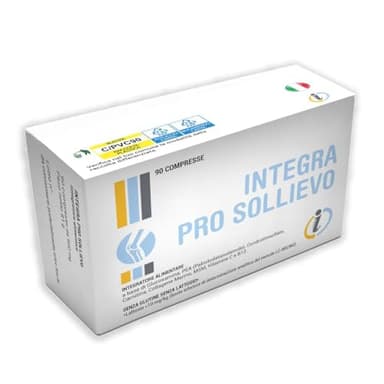 Integra Pro Sollievo - Integratore Naturale per Dolori Muscolari e Articolari, Supporto per Artrite, PEA, Glucosamina, Condroitina, MSM, Collagene e Acetilcarnitina, 90 Compresse