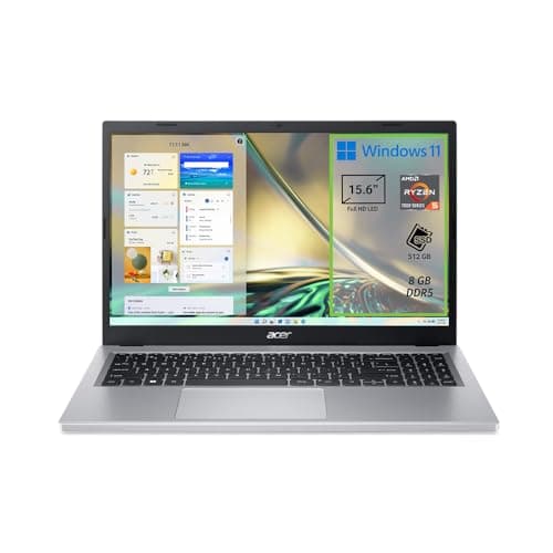 Acer Aspire 3 A315-24P-R8DK PC Portatile, Notebook, Processore AMD Ryzen 5 7520U, RAM 8 GB DDR5, 512 GB PCIe NVMe SSD, Display 15.6" FHD LED, Scheda Grafica AMD Radeon, Windows 11 Home, Silver