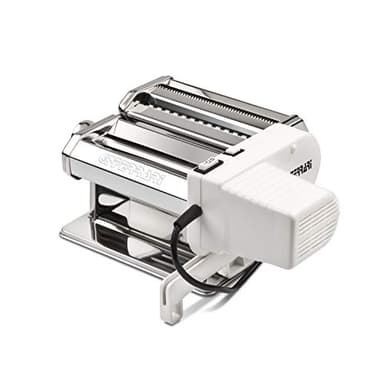 G3 Ferrari G20121 Macchina Della Pasta Sfoglia Mia, Rulli 15 cm, 9 livelli di spessore, 5 formati di pasta, Corpo Inox, Accessori inclusi, Bianco