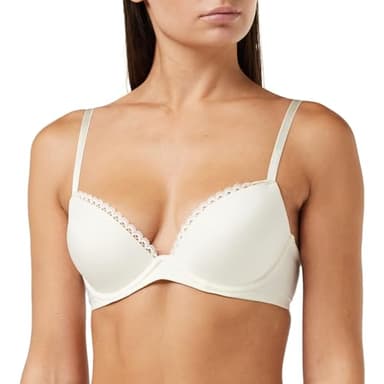 Calvin Klein Jeans Customized Lift 0000f2892e, Reggiseni push-up Donna, Bianco (Ivory), 0E