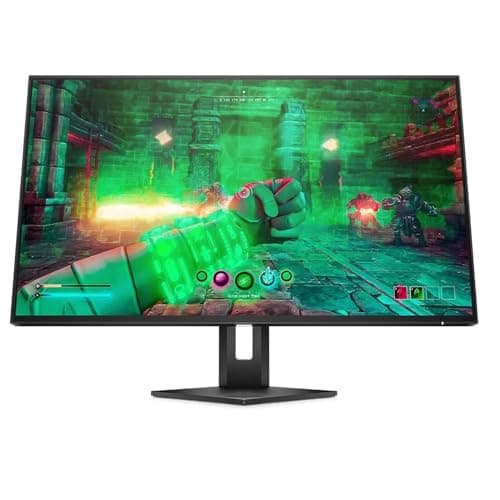 HP OMEN 27u Monitor da 27 pollici, Pannello IPS 16:9 4K UHD da 144Hz, 1 ms, DisplayHDR 400, Antiriflesso, 450 nits, AMD FreeSync, VESA 100x100 mm, HDMI 2.1, Displayport, USB-C, USB-A, Nero