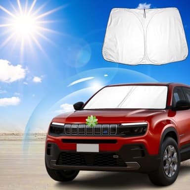 Ruiya Compatibile con Jeep Avenger 2023 2024 2025 |Opel Mokka B| Mokka-e 2021-2025 Parasole Per Parabrezza,Copertura parabrezza Protezione Solare Parasole Auto Parabrezza Avenger Copri Parabrezza Auto