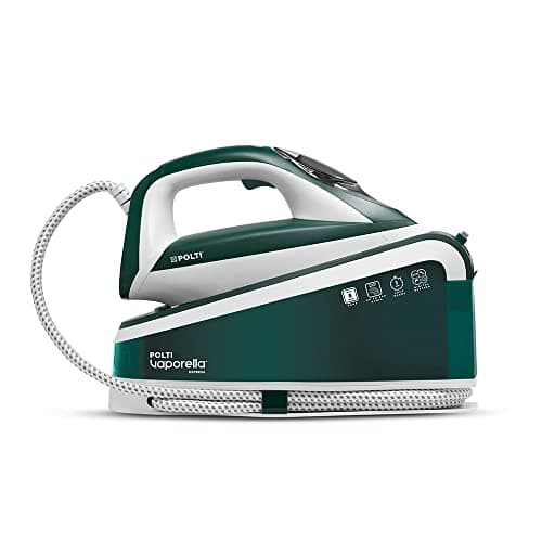 Polti Vaporella Express VE30.20, Ferro da Stiro Generatore di Vapore, Pressione Pompa fino a 8 Bar, Potenza 2200 W, Funzione Eco, Tecnologia One Temperature, Digital Setting, Verde e Bianco