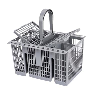 Benfosh Cestello posate universale per cestello inferiore 20,8 x 16 cm per Bauknecht Ikea 488000386607 per lavastoviglie WFC WIC WBC resistente al calore (grigio)