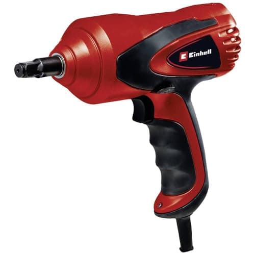 Einhell CC-HS 12/1 Avvitatore a impulsi per auto (12 V, solo per presa accendisigari, torsione max 350 Nm, luce a LED, livella incorporata, incl. chiavi a bussola da 17/19 + 21/23 e valigetta)