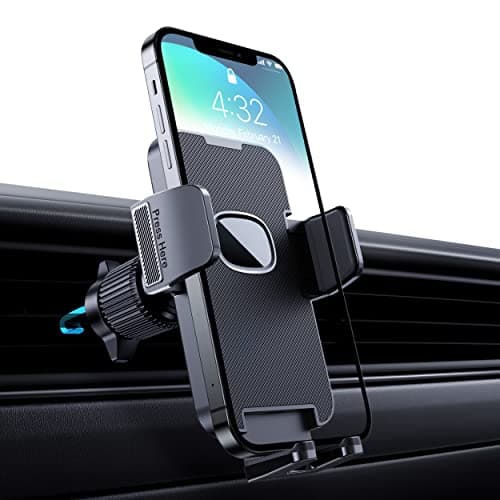 CINDRO Porta Cellulare Auto [Clip Gancio Militare] 360 Gradi di Rotazione Supporto Telefono Auto Macchina Reggi Portacellulare per Universale Smartphone