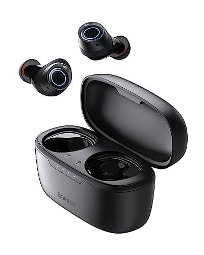 Baseus Cuffie Bluetooth con Cancellazione Attiva Ibrida del Rumore da -48dB, Riproduzione di 140 0re, Waterproof IPX6, 4 Microfoni ENC, Bassa Latenza di 0,038s, Auricolari Bluetooth 5.3 - Bowie MA10