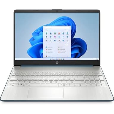 HP Laptop 15s-eq2021sl, AMD Ryzen 5-5500U, RAM 8GB DDR4, SSD PCle 512GB, AMD Radeon Integrated, Display 15,6" FHD, Antiriflesso, Slim, Wi-Fi, SVA, Webcam HD, Lettore di Schede, Windows 11, Spruce Blue