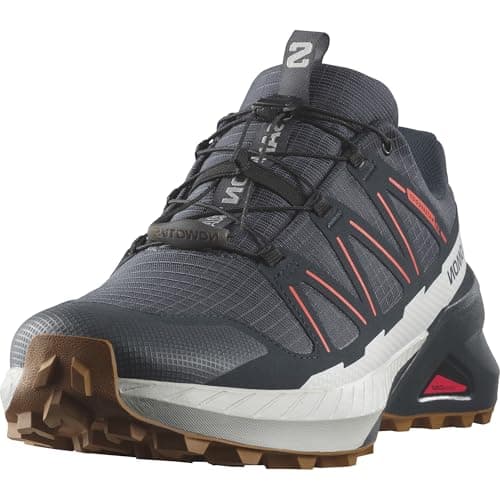 SALOMON Speedcross Peak ClimaSALOMON Scarpe Impermeabili da Trail Running da Uomo, Calzata precisa, Protezione su tutti i terreni, Grip attivo, India Ink Carbon Glacier Gray, 45 1/3 EU