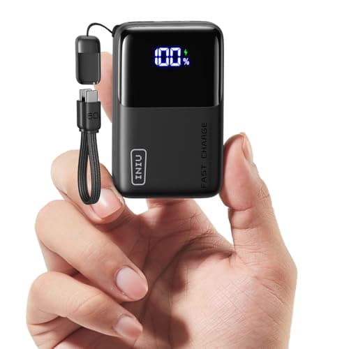 INIU Power Bank, 45W 10000mAh Mini Caricabatterie Portatile per Computer, Cavo USB-C In&Out, Piccolo Batteria Esterna a Ricarica Rapida PD QC per iPhone 16/15/14/13, Samsung, Google, Macbook, iPad etc