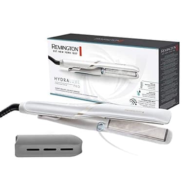 Remington Piastra per capelli - Vincitore Magazine Test - Hydraluxe Pro: Tecnologia "Hydracare" per risultati duraturi senza danni, Rivestimento in ceramica: Trattiene l'umidità, Piastra capelli S9001