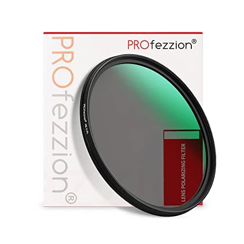 PROfezzion Filtro Polarizzatore Circolare da 58mm Filtro CPL Multistrato HD a 12 Strati per Canon EOS 2000D 1300D 1200D 850D 800D 750D 700D 650D 200D 250D con obiettivo EF-S 18-55mm