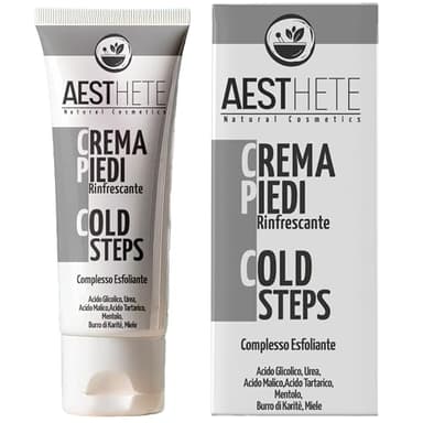 200ml Crema Piedi Secchi Screpolati Con Urea e Acido Glicolico Per Talloni Screpolati, Calli e Duroni e Tagli, Antiodore Rinfrescante Esfoliante Idratante, Contrasta la Pelle Secca Aesthete