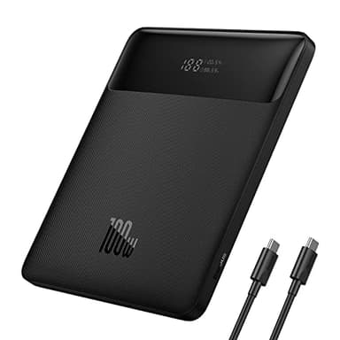 Powerbank Laptop Baseus PD 100W 20000mAh USB C Power Bank Slim Batterie Esterno QC 4.0 Caricatore Rapido per Laptop MacBook Air Dell Haiwei HP iPad iPhone 15/14/13 Samsung Galaxy Switch Airpods