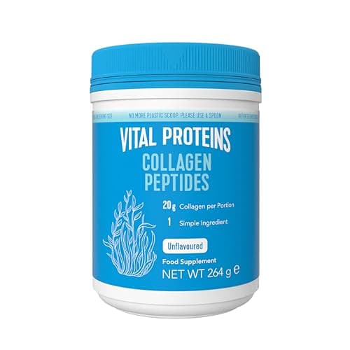 Vital Proteins Collagen Peptides integratore alimentare a base di collagene, inodore e insapore, per il benessere di pelle, capelli e unghie, senza glutine, 20g di collagene per porzione, 264g