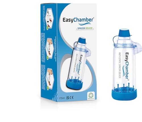 EasyChamber distanziatore antistatico dispositivo, camera dell'inalatore, uso con inalatore a dose dosata, senza BPA e lattice