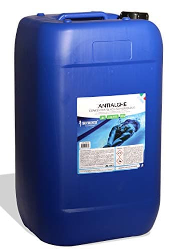 Antialghe liquido da 25 Kg concentrato professionale non schiumogeno per piscina
