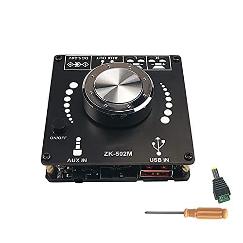DollaTek ZK-502M Audio Mini 2.0 Stereo 50W + 50W Modulo amplificatore digitale bluetooth 50W * 2 AMP Amplificador Home Theater AUX USB