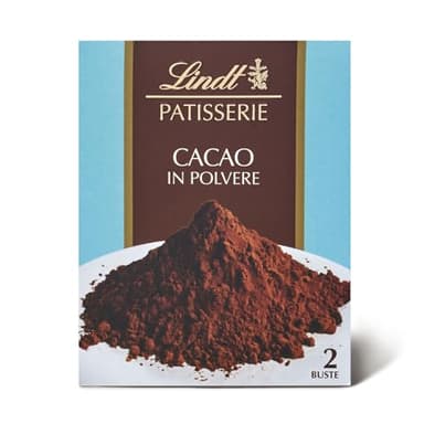 Lindt Cacao in polvere, Preparato per Dolci Cioccolato, Formato 125g