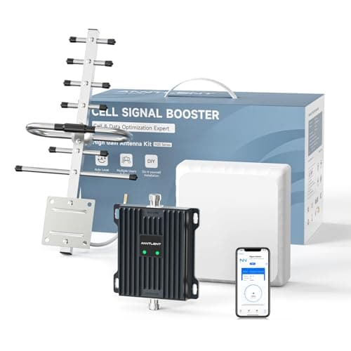 ANNTLENT Ripetitore Segnale Cellulare Amplificatore 4G 3G 2G LTE - Banda 20/7 (800/2600Mhz) Supporta TIM Vodafone Wind Tre - Doppia Banda Ripetitore gsm con Antenne ad Alto Guadagno