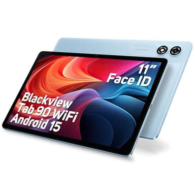 Blackview Android 15 Tablet Neflix 1080P, Tablet 11 Pollici 12GB RAM 128GB ROM, T606/Widevine L1/8200mAh/5G WiFi/8MP+13MP/Face ID/Gemini AI/2 Smart-K Speaker 2025 Octa Core Gaming Tablet