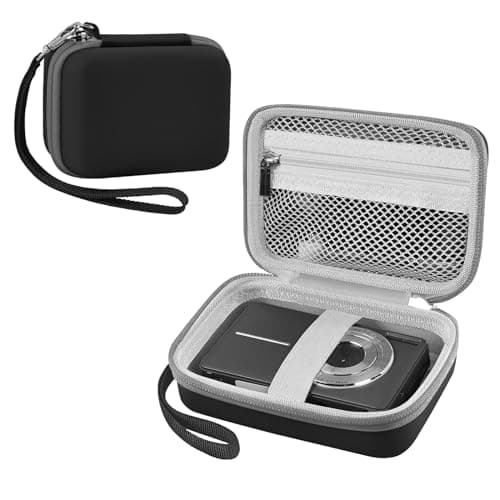 Leayjeen Custodia per Macchina Fotografica Digitale, Compatibile con FAYIBUY/CCN/Umipyiza/KODAK/DPFIHRGO/Duluvulu/nezini, Fotocamera Digitale Custodia Protettiva,Usa materiale EVA (Solo Custodia) Nero