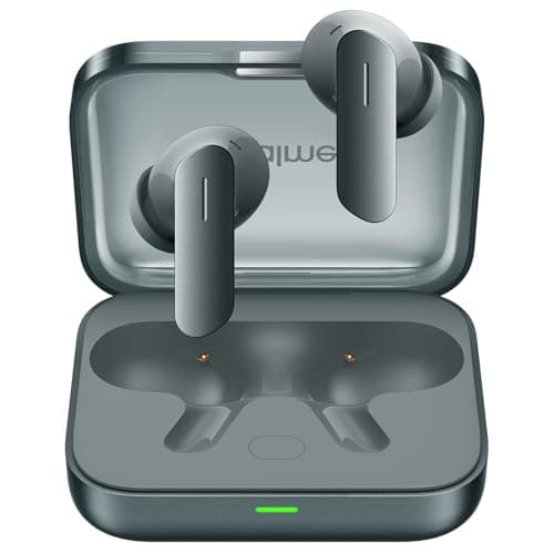 realme Buds Air 7 Auricolari True Wireless, Driver Bass Mega Titanizzato da 12.4mm, ANC Intelligente da 52dB, Audio Hi-Res & LHDC 5.0, Autonomia fino a 52 Ore, Suono Spaziale 360°, Verde Muschio