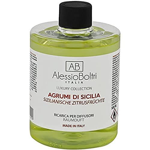 AB Alessio Boltri - Ricarica per diffusori luxury AB Alessio Boltri 500 ml, profumazione Agrumi di Sicilia