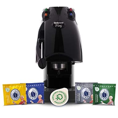 Didiesse Frog Revolution Magica Emozione pack (Macchina da Caffè a Cialde + 60 capsule), 650 W, Nero Lucido