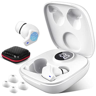 Cuffie Bluetooth In-Ear per iPhone 14 Pro Max/13/12/11,Auricolari Bluetooth con Microfono Cuffie Wireless con Controllo Touch per Samsung S23 S22 Ultra S21FE A54/A34/A14/A22/A53 Pixel 6 7 Redmi Note