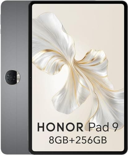HONOR Pad 9 8GB 256GB Tablet, 12,1 Pollici 120Hz 2.5K Fullview Display, Snapdragon 6 Gen 1, 8 Altoparlanti, Corpo in Metallo, Android 13, Google Service WIFI Tablet, Grigio