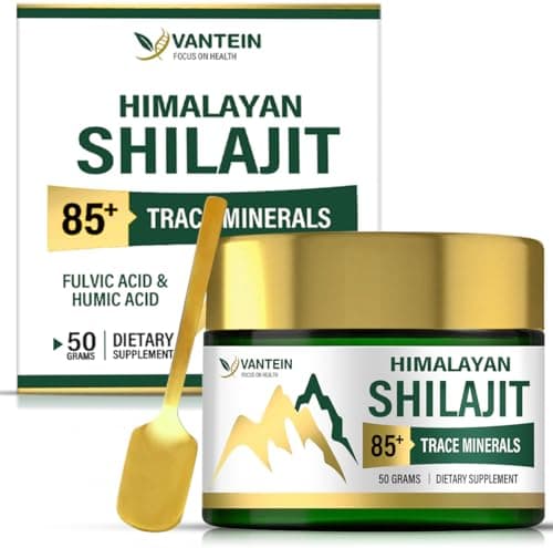 Shilajit, Hilajit Himalayano Puro con 85+ Oligominerali e Acido Fulvico, Shilajit Himalayano Puro 500mg, Migliora l'energia e il metabolismo, Adatto sia a Uomini che a Donne, 50ML