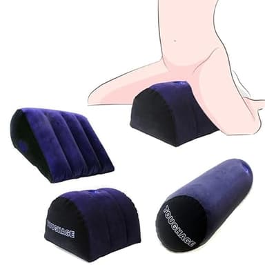 SmartRing Famiglia di Cuscini gonfiabili, Cuscino Triangolare a Forma di Cuneo e Cuscino Gonfiabile ad Arco semicircolare, Cuscino Rotondo Lungo per Dormire, Tre Incontri