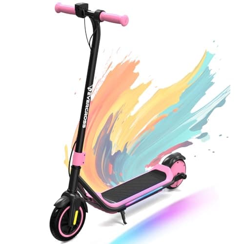 EVERCROSS E6 Monopattino Elettrico Bambini dai 6 ai 12 Anni, Tre Modalità Velocità, Batteria Alta Capacità 21,6V/5,2AH, Motore 150W, Velocità Sicurezza 8-6KM/H, Autonomia 15KM, Leggero e Portatile