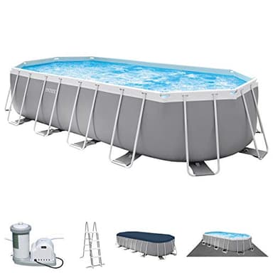 Intex 20Ft X 10Ft X 48In Prism Frame Oval Pool Set