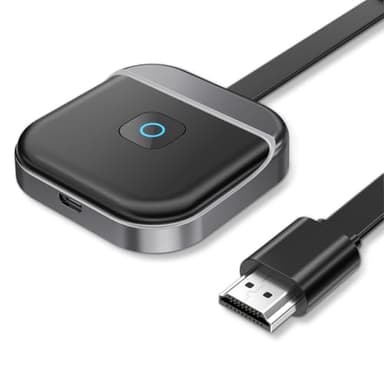 Adattatore HDMI Wireless, Dongle HDMI Wireless Miracast 1080P, Adattatore Display HDMI Wireless Dual Band 5GHz/2.4GHz Compatibile con iPhone/Laptop/iOS/Android/Windows, Supporta Miracast/DLNA/Airplay