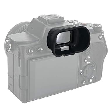 Oculare in Morbido Silicone per Sony Alpha A1 A1II A9III A7RV A7SIII A7IV ILCE-1 ILCE-1M2 ILCE-7RM5 ILCE-7SM3 ILCE-7M4 Fotocamera Sostituisce Sony FDA-EP19 FDA-EP21 Eyecup