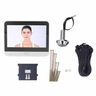 BuyWeek Spioncino Digitale, 1080P Spioncino Elettronico 120 Gradi Visione Spioncino Senza Fili con Monitor a Colori da 4,3 Pollici