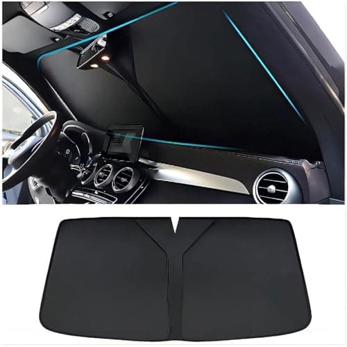 YSLQVFSW Parasole Auto Parabrezza Interno Pieghevole Contro I Raggi UV Accessori Auto per Lancia Ypsilon (846) 2011-2015