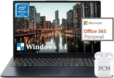 Lenovo Ideapad 1 Computer portatile da 15 pollici, FHD 15.6 Notebook PC, sottile e leggero laptop per studenti universitari, 36 GB RAM 1 TB SSD, Windows 11 Laptop Microsoft Office 365 1Y, fotocamera