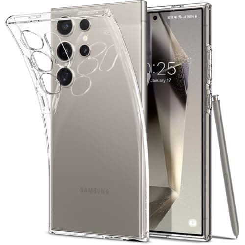 Spigen Cover Liquid Crystal Compatibile con Samsung Galaxy S24 Ultra - Trasparente