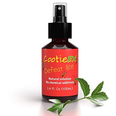 CootieEx Trattamento Pidocchi e Lendini Forte,100ml - Spray Preventivo Pidocchi Naturale - Antipidocchi Bambini con Olio di Neem e Tea Tree - Alternativa a Pettinino Antipidocchi e Shampoo Pidocchi