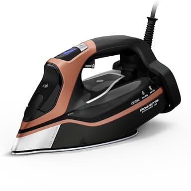 Rowenta Steamforce Pro, Ferro da Stiro a Vapore, Potenza 3200W, Capacità 350 ml, Getto di Vapore da 300g/min, Sistema Anticalcare, Spegnimento Automatico e Tecnologia Intelligente, DW9520