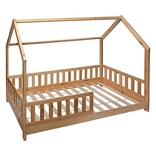 Lettino in legno per bambini "Bosco" 90x190cm