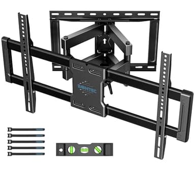 BONTEC Supporto da Parete per TV da 37-86 Pollici, Staffa TV con Movimento Inclinabile e Girevole, Supporto TV Ultra Resistente Fino a 65kg, Max VESA 600x400mm