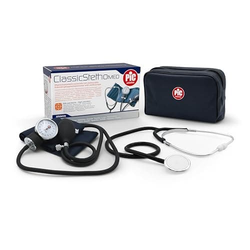 Pic Solution Misuratore di Pressione Aneroide con Stetoscopio per Uso Professionale ClassicStethoMED
