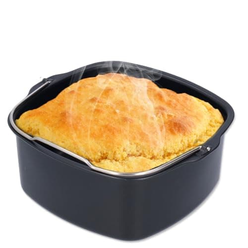 Barile Torta, Friggitrice Ad Aria Stampo per Torta Friggitrice in Ferro Accessori per Tortiera Antiaderente per HD9925 HD9860 HD9905/01(18cm / 7.1in)