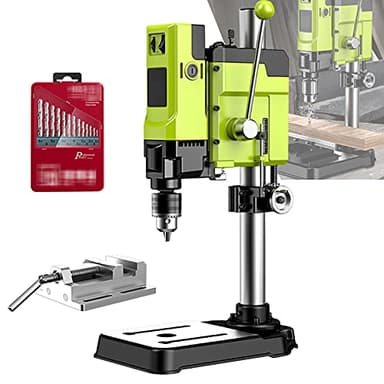 Trapano a Colonna da Banco Professionale, Trapani a Colonna Supporto per Trapano a Colonna Pressa da Banco Banco di Lavoro, 220V/880W