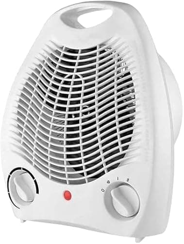Stufa Elettrica Termoventilatore 1000/2000W Termostato Stufetta Regolabile Riscaldamento Camera 3 Impostazioni di Calore Portatile Scaldo Bagno Protezione Anti Surriscaldamento