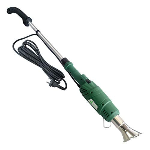 VOUNOT Bruciatore Diserbante 2000W, Diserbante Termico Elettrico, Strumento Sarchiatura Elettrico Fino a 650 Gradi per Giardino, Patio, Vialetto